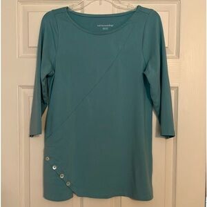 Teal Tunic Top
